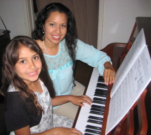 Dana & Sonia Piano Lesson
